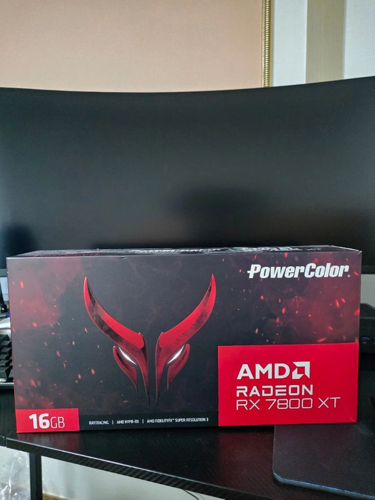 RX 7800 XT 레드데빌 16gb 그래픽카드 팝니다 - 안심되는 중고거래