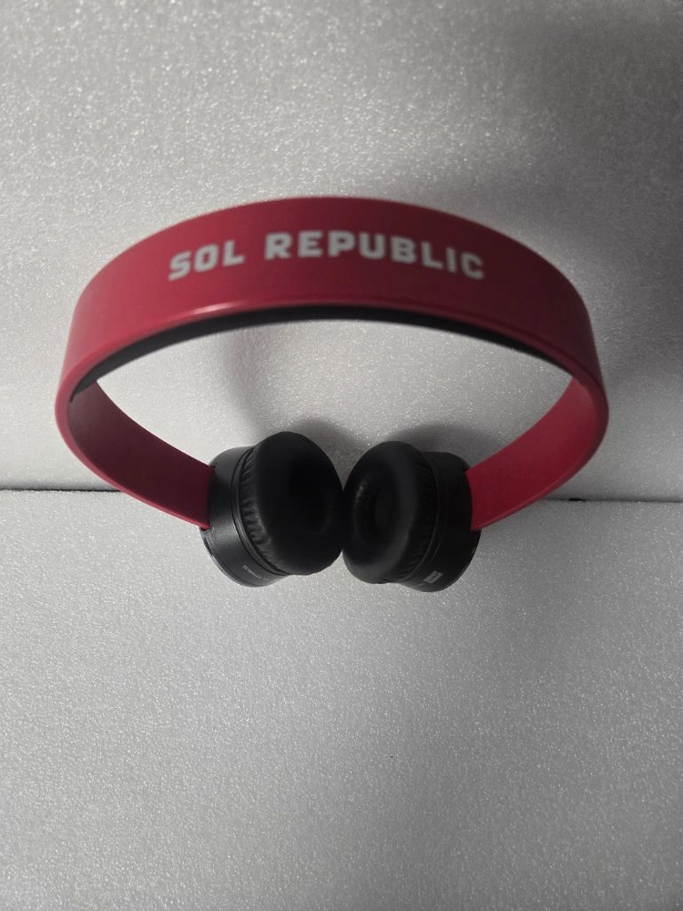 SOL REPUBLIC 헤드폰 레드/블랙 이미지