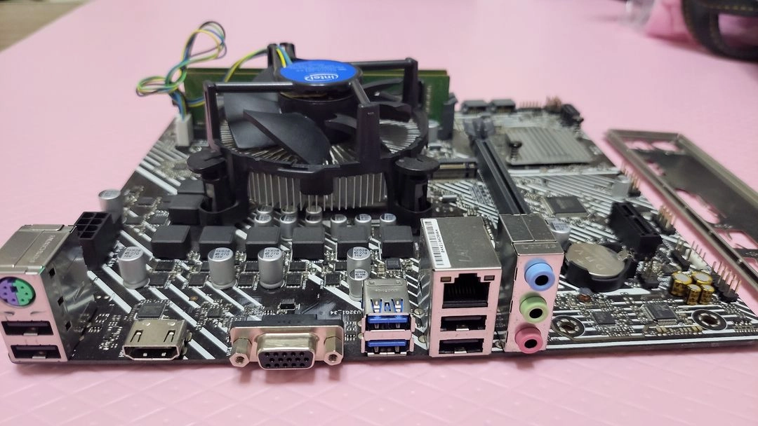 메인보드 i5 10400 CPU, H510m-k, DDR4 4G(x2) 이미지