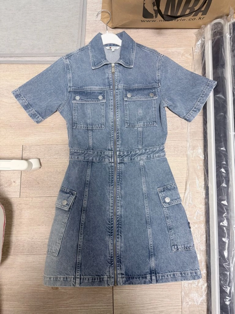 타미진스 데님 유틸리티 원피스 XS 이미지