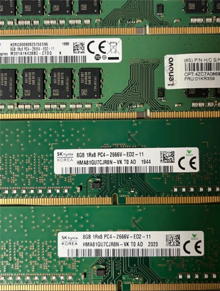 삼성/하이닉스 ddr4 8g 2666v ECC UDIMM/서버/워크스테이션 램 이미지
