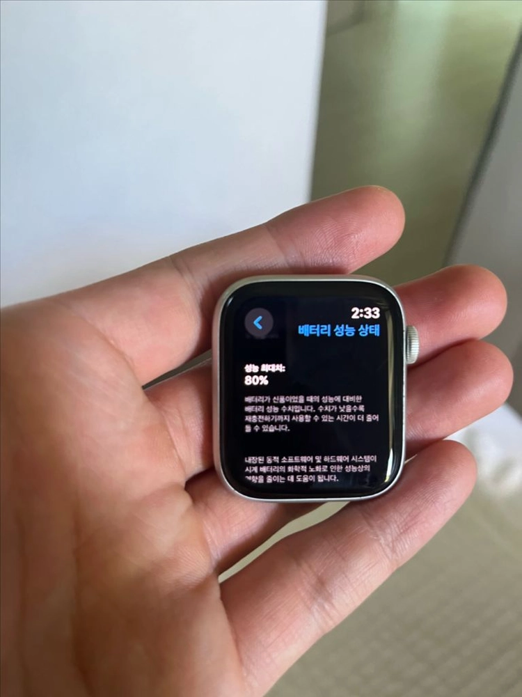 애플워치 44mm 실버 + 추가 밴드 세트 이미지