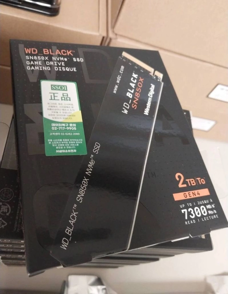 WD BLACK SN850X SSD 2TB 정품 미개봉 신품 11개 판매 이미지