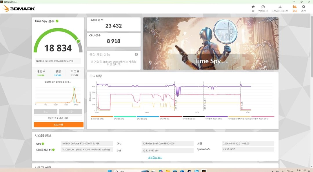 RTX 4070 Ti SUPER 윈드포스 OC D6X 16GB 이미지