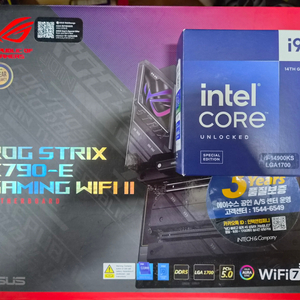 Z790 strix-e wifi2 + 14900ks CPU 판매합니다. 이미지