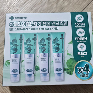 (새상품) 덴티스테 뉴플러스 화이트 160g 1개 입냄새 제거 탁월 (4개 전부 3만) 이미지