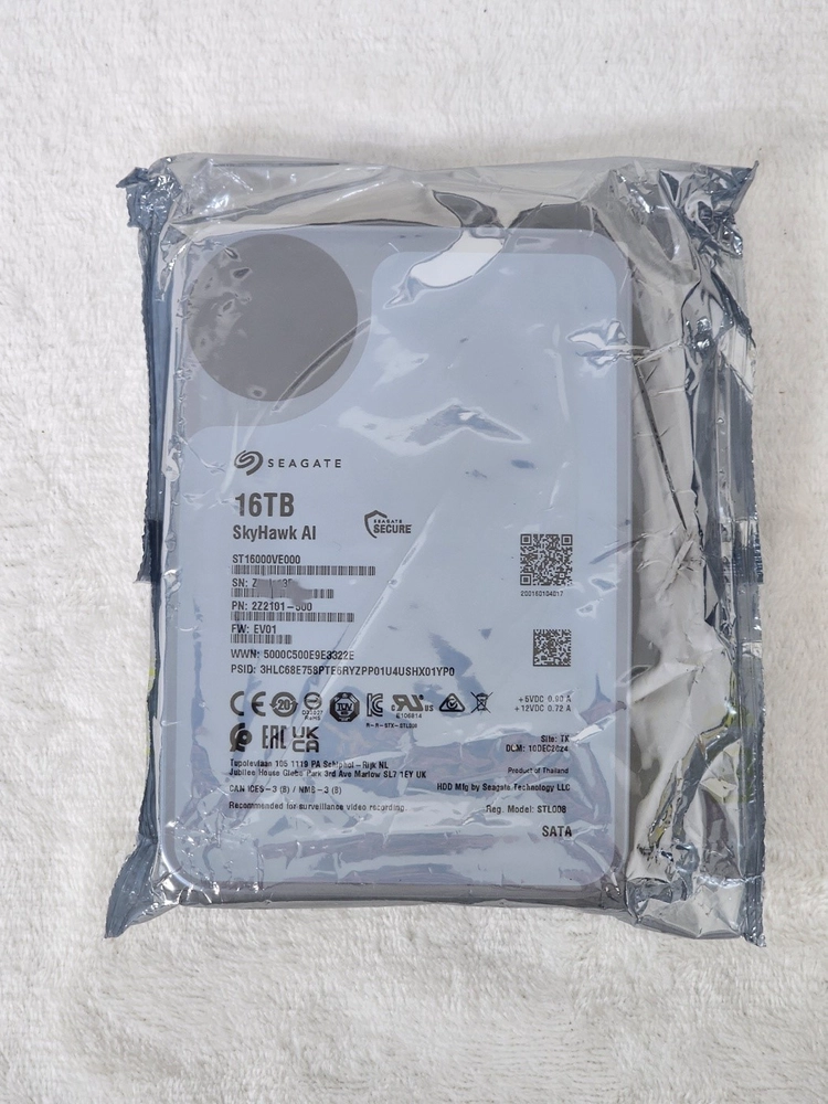 씨게이트 하드디스크 16테라 SEAGATE HDD 16TB 미개봉 NAS CCTV 이미지