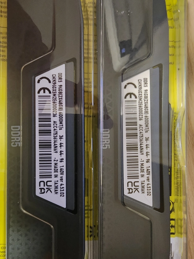 커세어 벤젠스 6000 CL36 48GB 고장 수리용 (직구품) - 안심되는 중고거래
