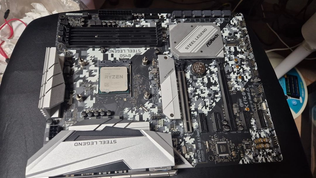amd 5700x3d + 애즈락 스틸 레전드 이미지