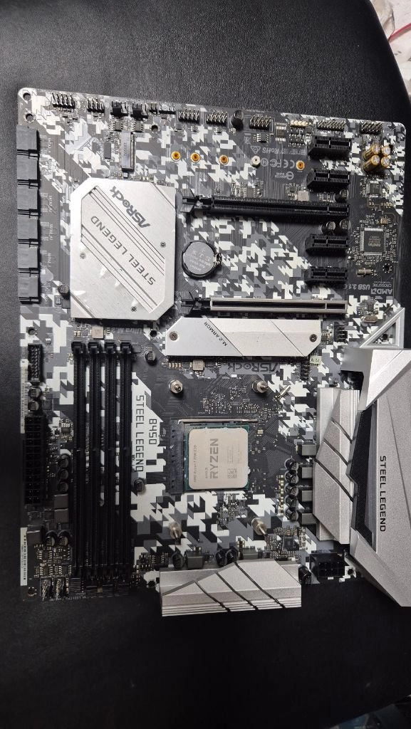 amd 5700x3d + 애즈락 스틸 레전드 이미지