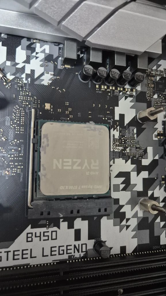 amd 5700x3d + 애즈락 스틸 레전드 이미지