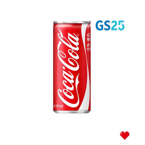 gs25 코카콜라 슬림캔 250ml (오늘까지) 이미지
