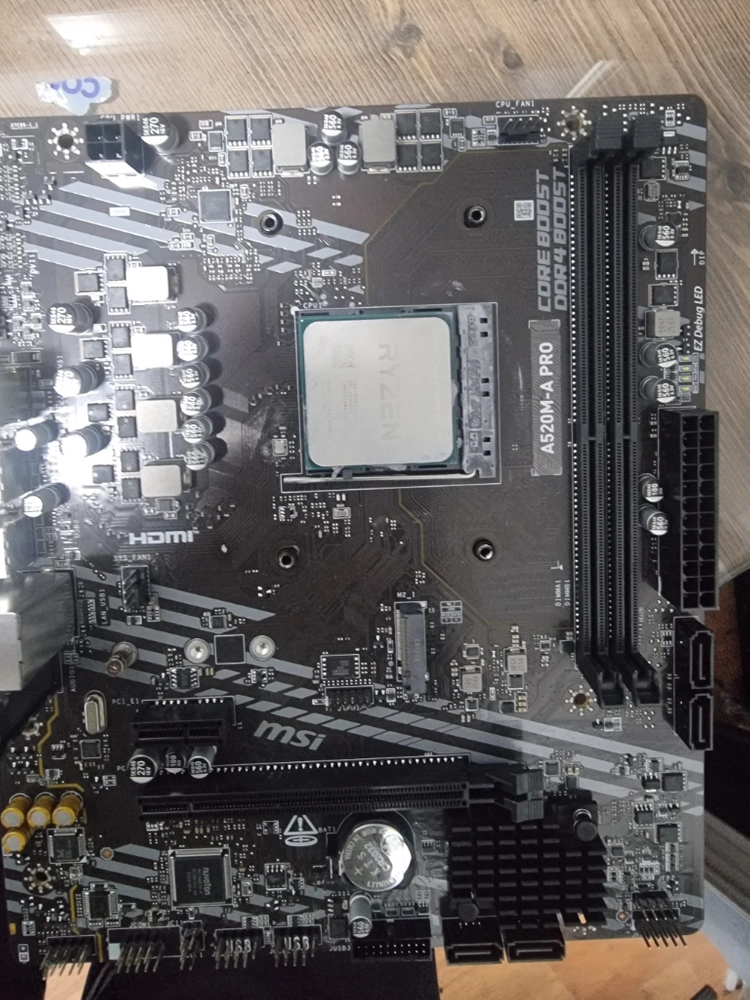라이젠 5 5500X3D CPU MSI A520M-A PRO 메인보드 - 안심되는 중고거래
