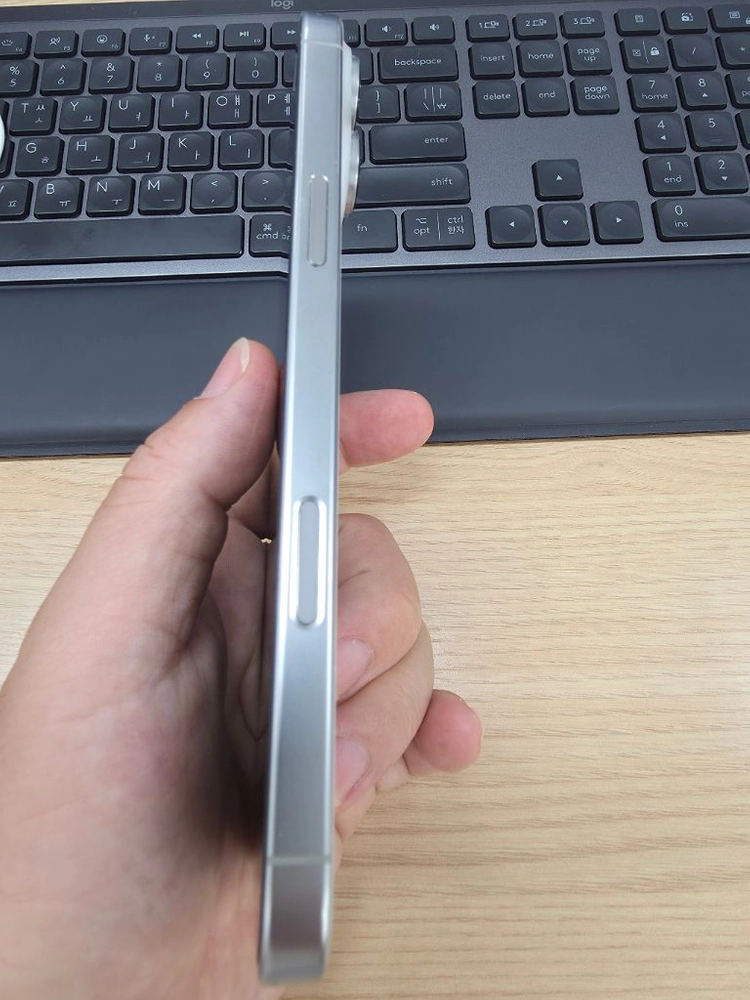 아이폰 16 프로 맥스 실버 256GB 애플케 이미지