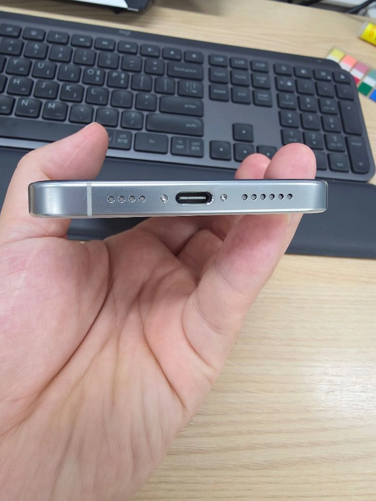 아이폰 16 프로 맥스 실버 256GB 애플케 이미지