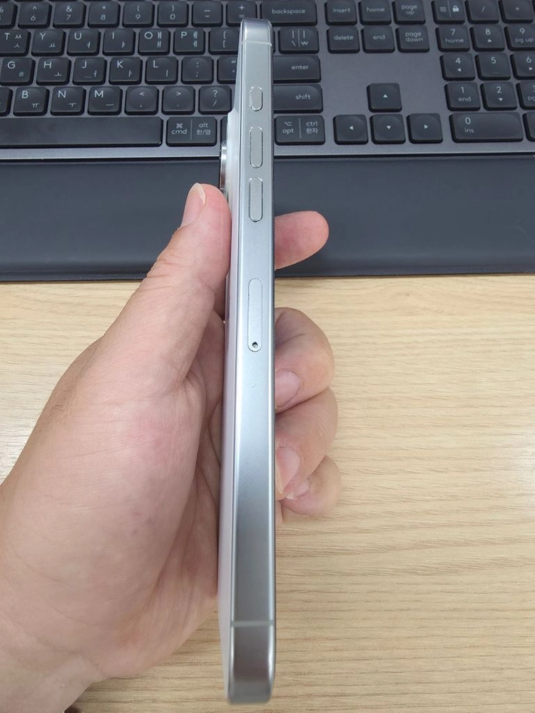 아이폰 16 프로 맥스 실버 256GB 애플케 이미지