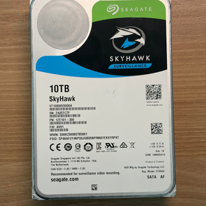 Seagate 씨게이트 Skyhawk 10TB HDD 5개 판매합니다. 이미지