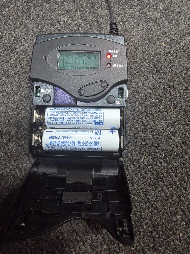 젠하이져 ew100g3 무선 핀마이크송신기 벨트팩 판매 이미지