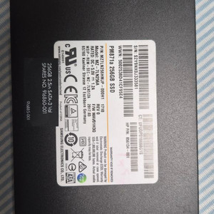 삼성 256GB SSD 이미지
