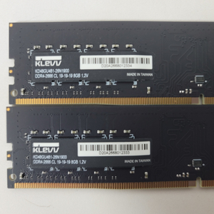 KLEVV DDR4-2666 8GB 두장 이미지