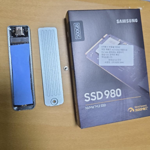 시게이트 SN PC810 NVME SSD 512gb + usb c ssd 외장 케이스 이미지