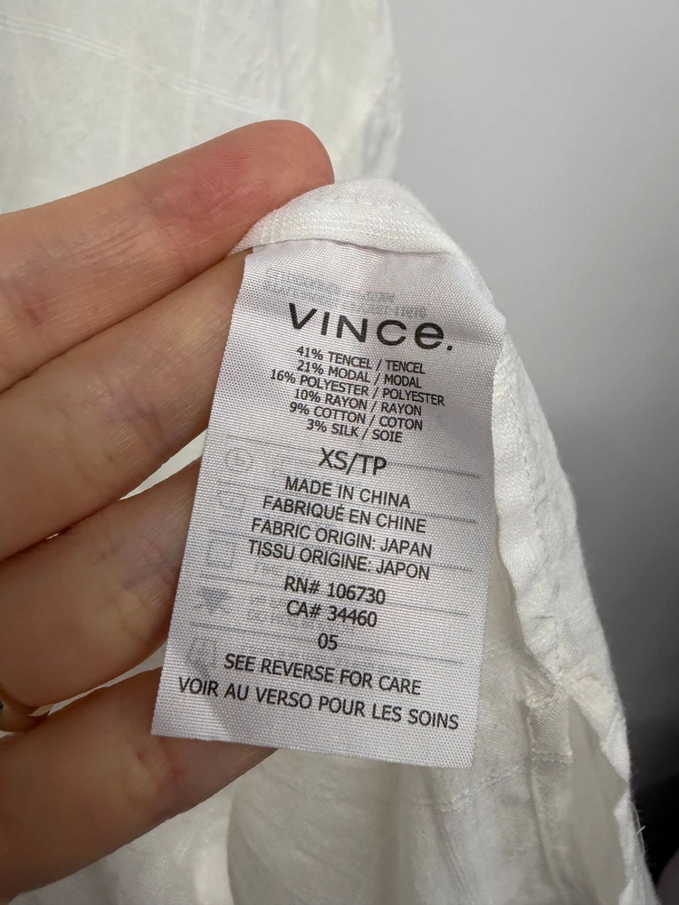 Vince 빈스 시어 윈도페인 체크 셔츠 XS 이미지