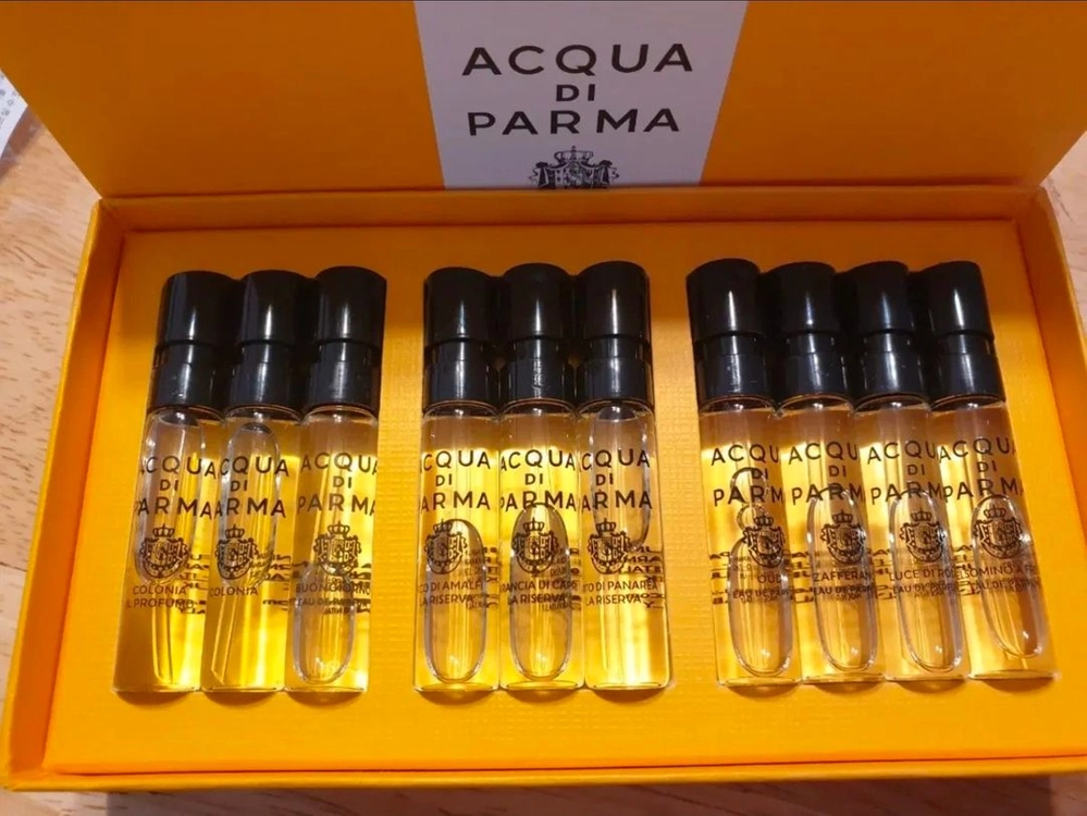 아쿠아 디 파르마 3개 - 아란치아 (5ml edp), 미르토(1.5ml edp), 콜로니아 (1.5ml edp) 이미지
