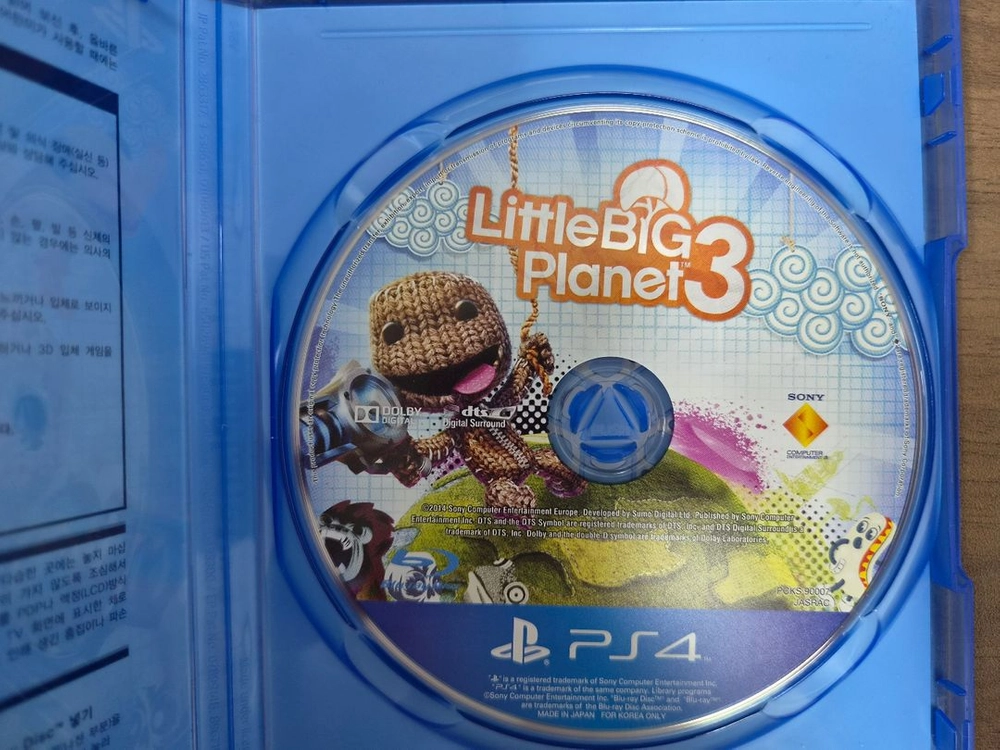 PS4 리틀빅플래닛3 이미지