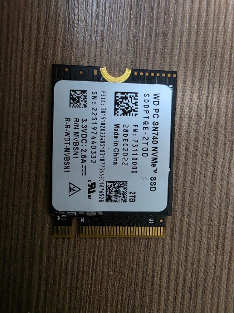 WD PC SN740 2TB 이미지