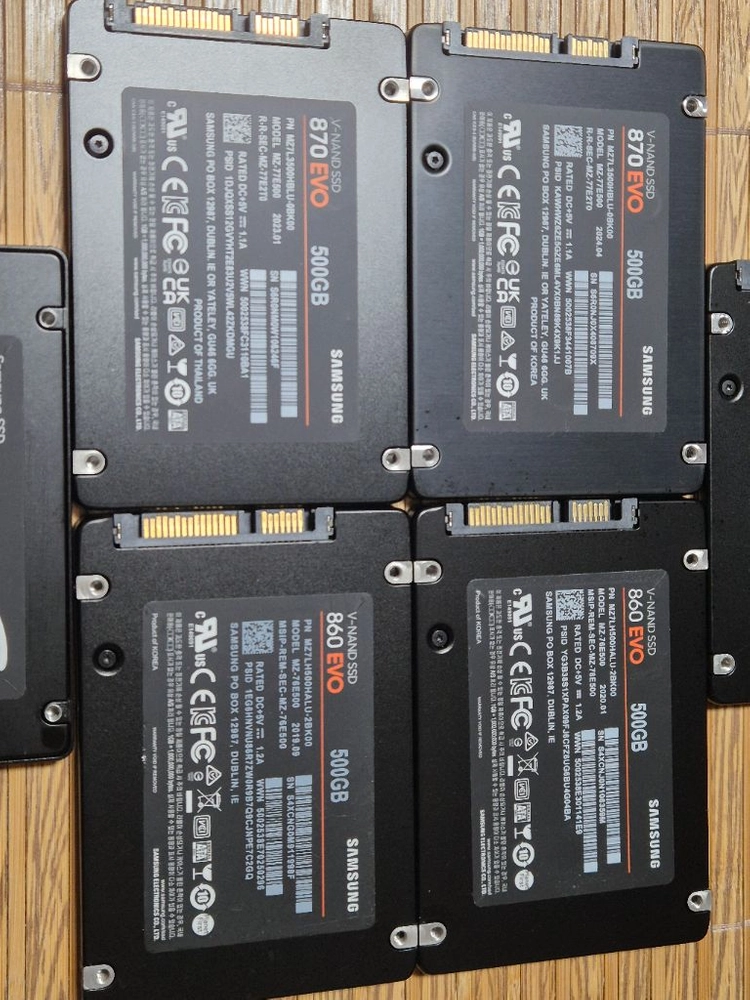 삼성 , WD SSD 500G 판매합니다 이미지
