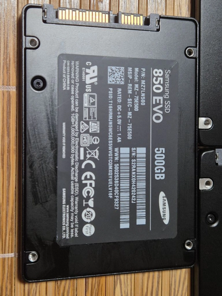 삼성 , WD SSD 500G 판매합니다 이미지