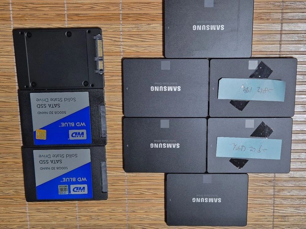 삼성 , WD SSD 500G 판매합니다 이미지