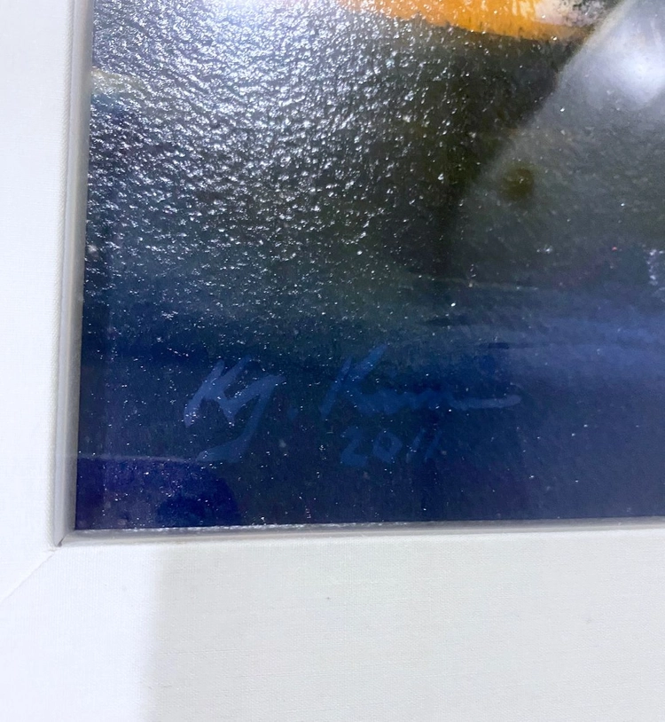서양화가 김경진 작가 일몰 풍경화 유화 그림 작품 그림액자 이미지