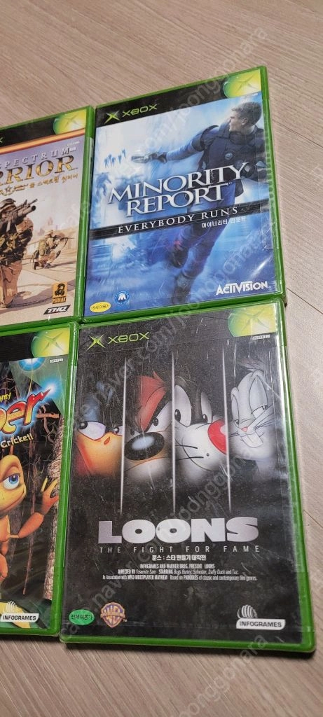 새것,밀봉)스박스 xbox 룬스 재퍼 마이너리티리포트 풀스펙트럼 워리어 팔아요.사진과같아요. 이미지