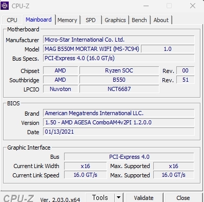 라이젠9 5950X CPU + B550M MOTAR 박격포 메인보드 세트 개별가능 이미지