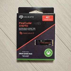 씨게이트 파이어쿠다 X1070 4TB 미개봉 국내정발 NVMe SSD 이미지