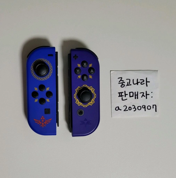 닌텐도 스위치 정품 젤다 스카이워드 소드 조이콘 스소 조이콘 닌텐도스위치 스위치1 스소콘 스카이워드소드 젤다콘 - 안심되는 중고거래