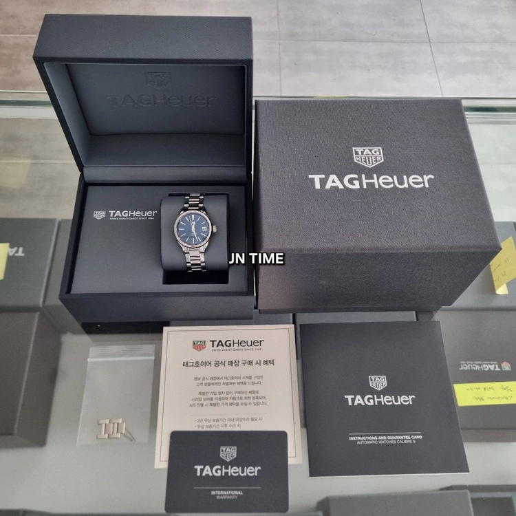 태그호이어 까레라 칼리버 9 여성용 28mm 청판 WAR2419(2020년식) 이미지