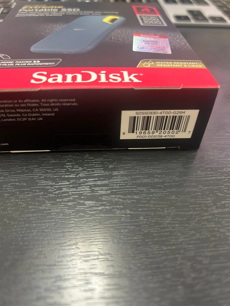 샌디스크 외장 SSD E61 4TB 몬터레이 미개봉 새상품 이미지
