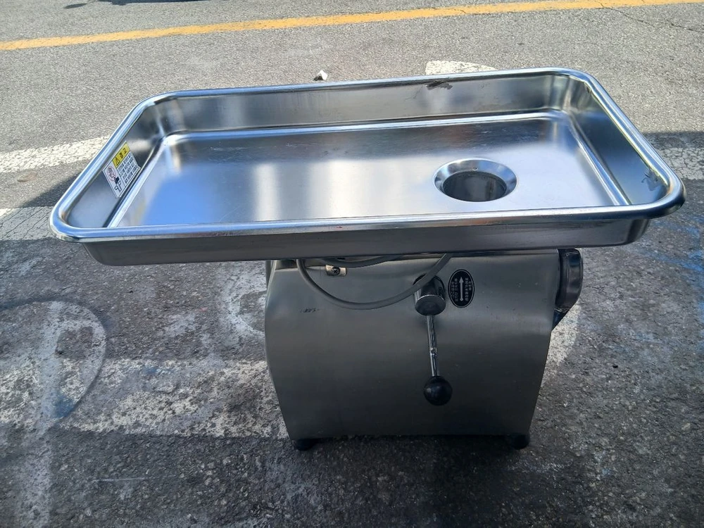 후지공업사 고기분쇄기 민서기 M-22S (업소용 정육점 만두집 동그랑땡 다짐육 민찌기 민찌기계) 이미지