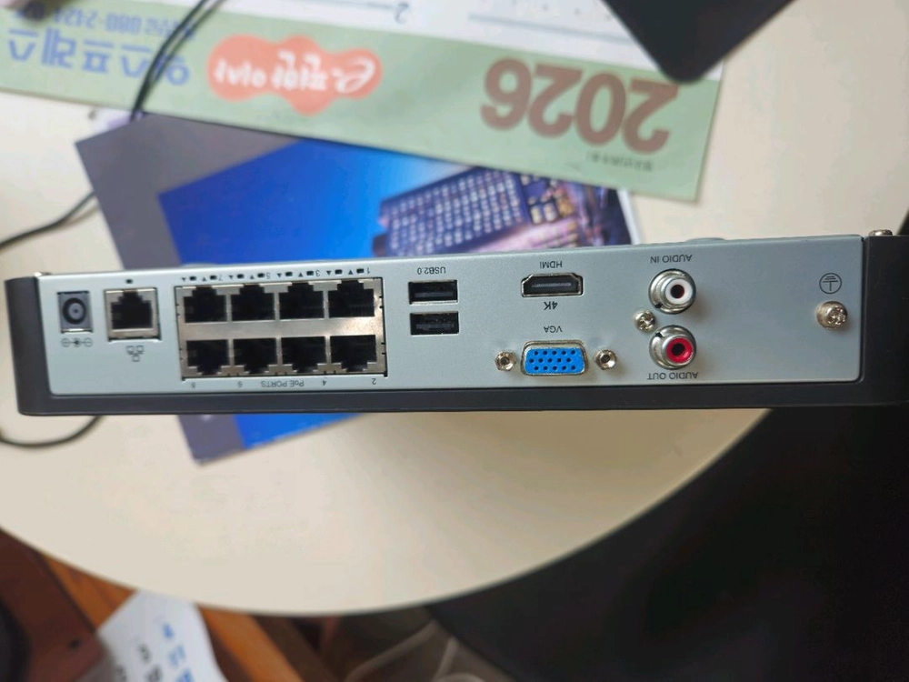 코맥스 nvr cctv 녹화기 카메라 4대 이미지