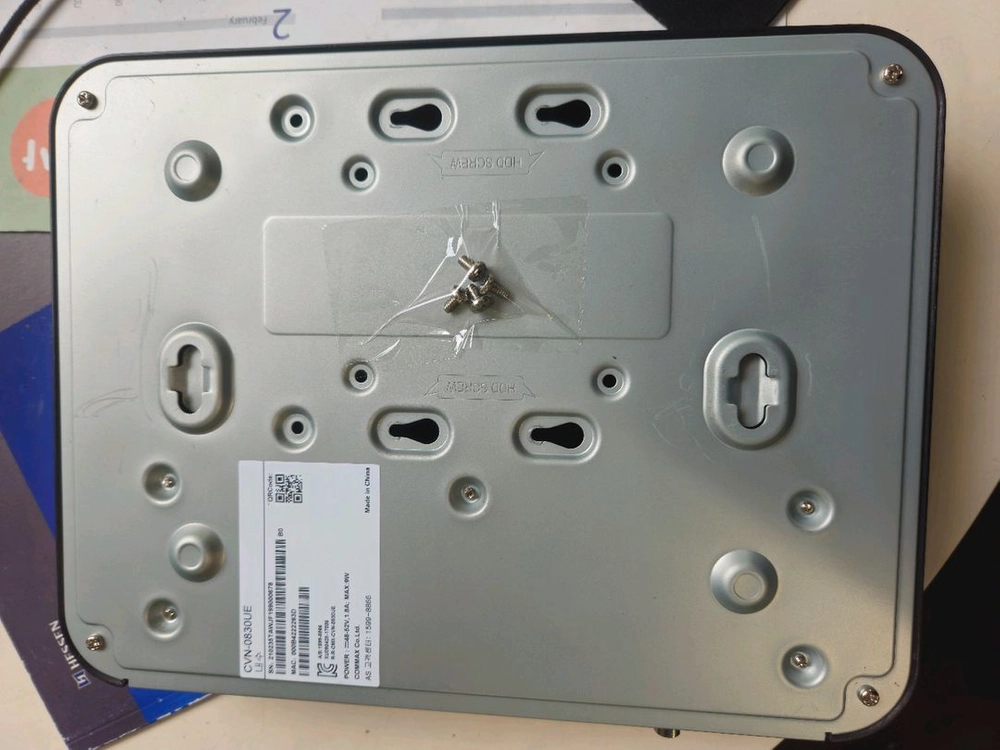 코맥스 nvr cctv 녹화기 카메라 4대 이미지
