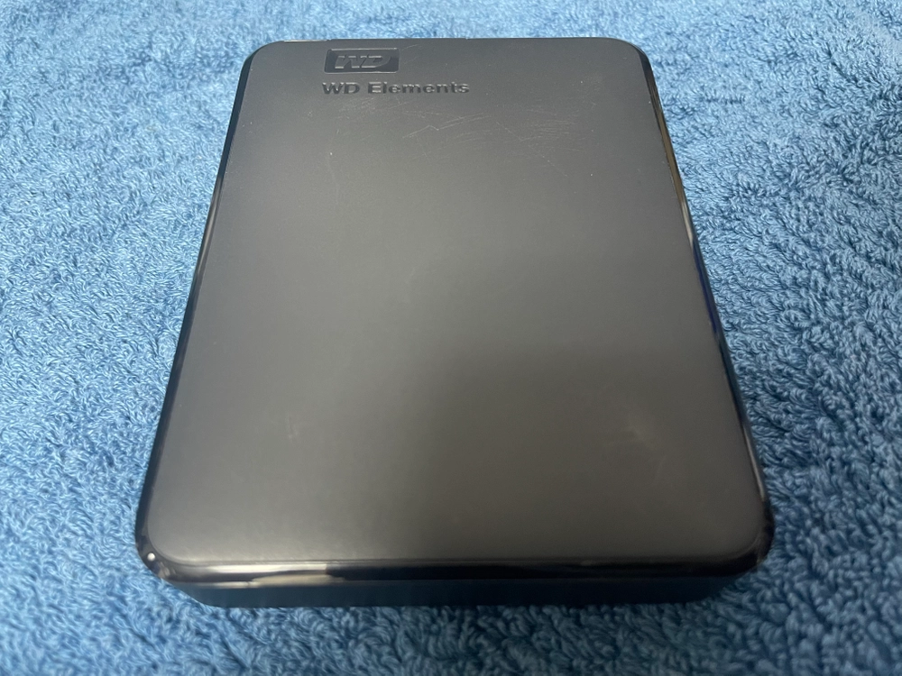 WD 외장하드 엘레멘츠 / 4TB, 블랙, 케이블+파우치 포함 이미지