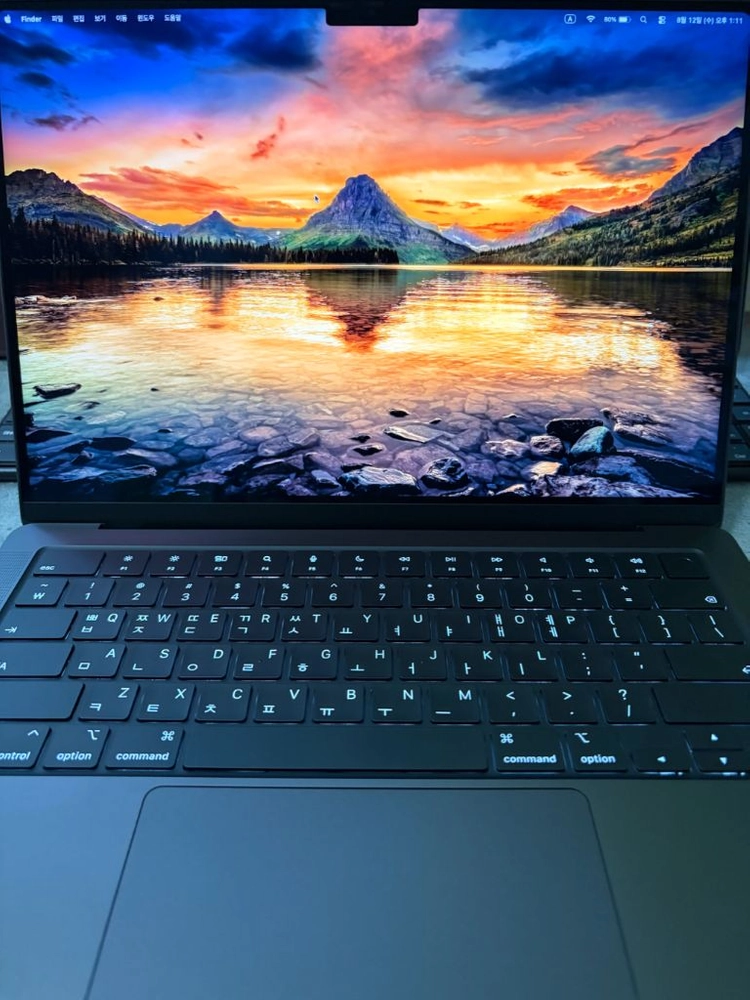 M3 pro 맥북프로 14인치 블랙 저렴히 판매 이미지