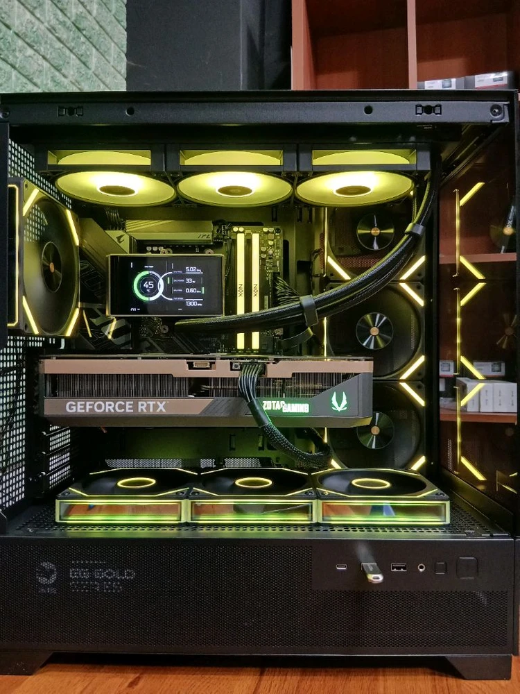 미사용 ) 9800X3D & RTX5080 게이밍 컴퓨터 PC 이미지