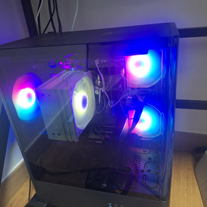 amd 7500f 램32기가 rx9060xt 8gb 본체 컴퓨터 데스크탑 이미지