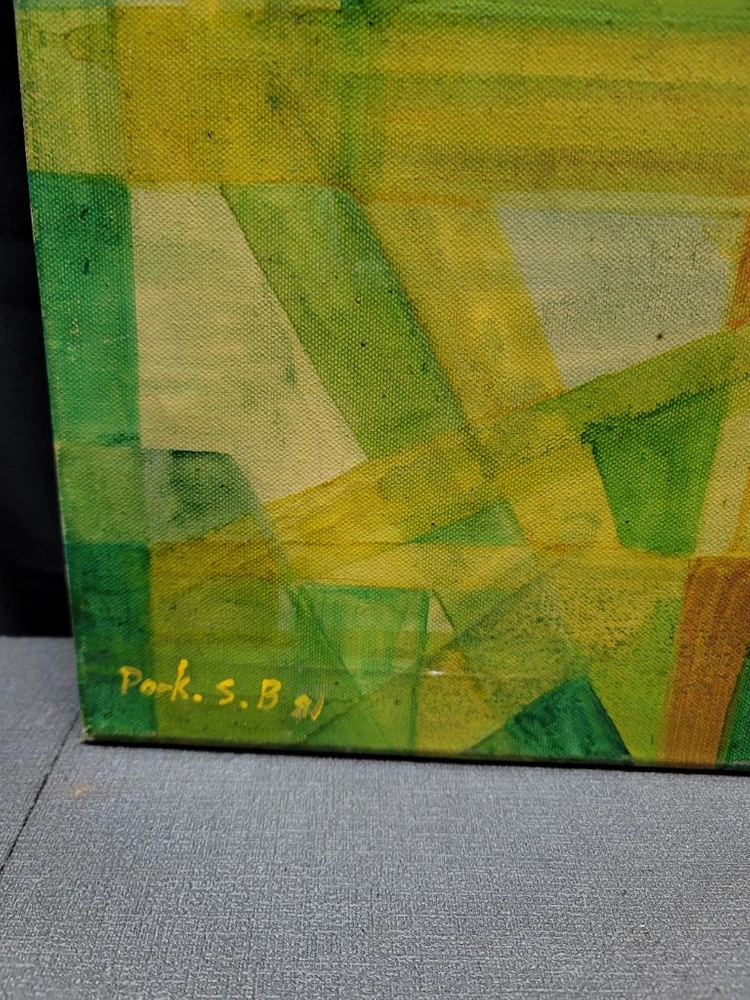 1981년 비구상 유화그림 이미지