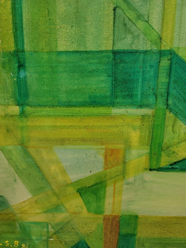 1981년 비구상 유화그림 이미지