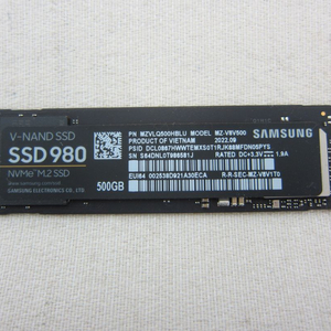 삼성전자 SSD 980 M.2 NVMe 500G (AS 2027년 11월) 이미지