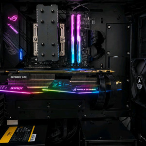 인텔 i9-10900KF + Rog Strix 1080 ti 게이밍 Asus PC 본체 롤 배그 발로란트 이미지